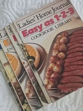 Easy as 1-2-3 Cookbook Library Vintage Set Ladies Home Journal
